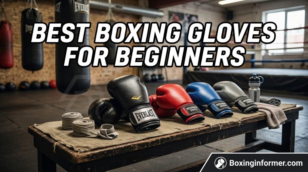 Best boxing gloves for beginners laid out for training